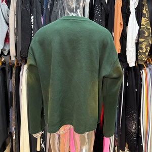 Custom Clothing Dtg Print Streetwear High Quality <b>Waffle</b> Knit Long Sleeve <b>Shirts</b> Green Sun Faded <b>Waffle</b> Knit Long Sleeve for Men - Product Image 5