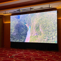 Écran LED polychrome à pas de pixels P1.25 P1.56 P1.87 P2 p2.5 Écran d'affichage LED d'intérieur 4k Hd Mur vidéo pour conférence