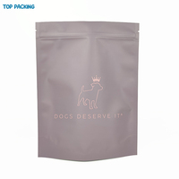 Accepter personnalisé 250g 500g, pochette debout, fermeture éclair, emballage en plastique pour aliments humides, sac en Mylar pour animaux de compagnie