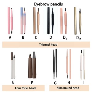 ดินสอเขียนคิ้ว2อิน1สีชมพูเขียนคิ้วแบบ2หัวกันน้ำเขียนคิ้วพร้อมแปรงเขียนคิ้วยาวฉลากตามต้องการ - Product Image 6