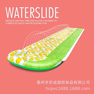 Toboggan aquatique gonflable en PVC de 4 m pour enfants, tapis de jeu extérieur avec pulvérisation, jouet de jardin - Product Image 3
