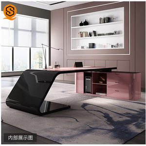 Escritorio <span class=keywords><strong>Ejecutivo</strong></span> Moderno de Diseño Personalizado 2020, Muebles de Oficina para CEO - Product Image 4