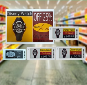 Oem 1.54 2.13 2.66 2.9 3.5 4.2 5.83 7.5 10.2 Inch <b>Black</b>/White/Red/Yellow Esl Epd Electronic Label Epaper E Ink <b>Display</b> Price Tag - Product Image 1