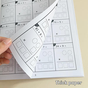 Cuadernos <span class=keywords><strong>de</strong></span> Práctica <span class=keywords><strong>de</strong></span> Matemáticas para 3.º y 4.º Grado: Sumas, Restas, Multiplicación <span class=keywords><strong>de</strong></span> Doble Dígito, División, Fracciones - Product Image 4