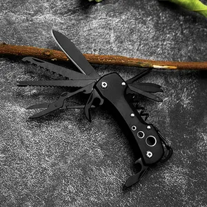 Multifunction Knife High Quality 420 Stainless Steel Blade 11 In 1 Outdoor Camping Survival Multi Tool Knife Pocket Multifunction Knife