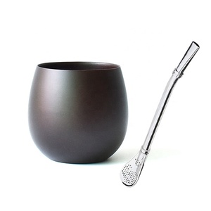แก้วกา<span class=keywords><strong>แฟ</strong></span>ไวน์แบบกำหนดเองยอด<span class=keywords><strong>นิยม</strong></span> Yerba Mate ถ้วย<span class=keywords><strong>ชา</strong></span>พร้อม Bombilla - Product Image 3