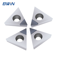Vente en Chine : Plaquettes de tournage indexables triangulaires en diamant TCGT110202 TCGT 110204 pour usinage et tournage CNC (PCD CBN)