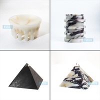 Matériau en marbre naturel de haute qualité, taille personnalisée, pot à bougie carré en pierre blanche de luxe, décoration d'intérieur, marque Futurestone