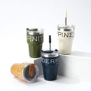 Tasse à eau isolée en acier inoxydable 316 à la mode transfrontalière avec couvercle Tasse d'affaires pour hommes et femmes-Bureau et maison - Product Image 1