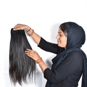 <b>Cheap</b> Remy Cuticle Aligned Straight Bundle Hair Unprocessed Vendor Virgin Machine Double Weft Cambodian Human Hair <b>Extensions</b> - Product Image 1