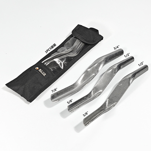 3pcs bù đắp cờ lê thiết lập Chrome vanadi thép góc cạnh cờ lê Kit với lưu trữ Pouch cho <span class=keywords><strong>s</strong></span>ửa chữa cơ khí bùn scraper - Product Image 3