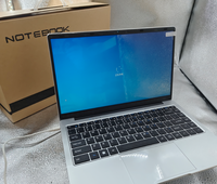 Laptop Intel Celeron N4020 Ultra Tipis 14 inci IPS Baru 8GB+256GB SSD Keyboard Inggris Laptop Bisnis Windows 10 Pro