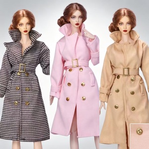 Vente <span class=keywords><strong>en</strong></span> gros de la série STAR PRODUCT, vêtements pour poupées de 30 cm, ensemble de veste longue, ceinture et bottes, accessoires pour poupées - Product Image 1