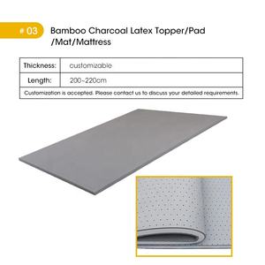 Fabricante <span class=keywords><strong>Dunlop</strong></span>, alfombrilla de látex natural, almohadilla de goma, colchones de espuma para cama de hotel, toppers de látex de refrigeración ortopédicos orgánicos de 7 zonas - Product Image 4