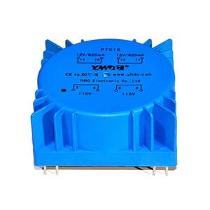 YHDC 15VA ดับเบิ้ล 110V/115V/110V อินพุต ดับเบิ้ล 7V/9V/12V/15V/18V/22V เอาต์พุต AC การใช้งานเสียง PCB หม้อแปลงไฟฟ้าแบบวงแหวน PTC15 - Product Image 4