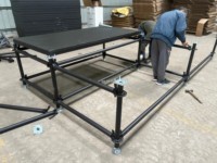 Scène d'assemblage robuste pour éclairage de scène, treillis de scène, événements, concerts, mariages