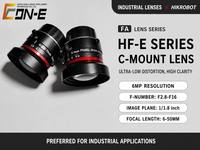 Objectif industriel à focale fixe Hikrobot MVL-HF0628M-6MPE 6MP 6mm F2.8 1/1.8 pouce avec monture C pour la vision industrielle et la mesure