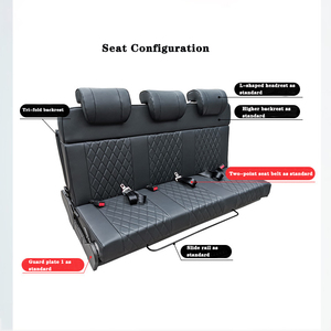Wholesale AutoLiuma L008F Customizable Breathable Leather Three-Fold Sofa <strong>Bed</strong> Comfortable Adjustable Seat Adjustable <strong>Headrest</strong> - Product Image 4