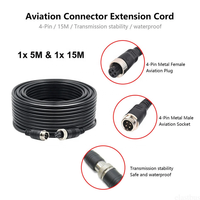 Iposter 7in 4Ch DVR IPS Monitor Étanche IP68 AI Détection intelligente des angles morts avec alarme Kit de caméras de recul 2MP