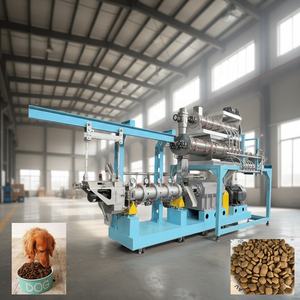 Ligne de production d'aliments <span class=keywords><strong>pour</strong></span> animaux de compagnie multifonctionnelle à grande capacité, extrudée et soufflée, <span class=keywords><strong>pour</strong></span> chiens et chats, de 100 kg à 6 tonnes par heure - Product Image 1