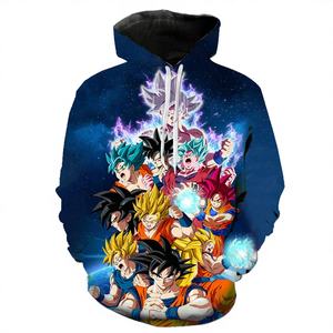 Your Choice New Anime Hooded <b>Hoodies</b> <b>Men</b> Women Goku Sweatshirts Casual Custom 3D Print Pullover Coat Tops Streetwear 100% - Product Image 4