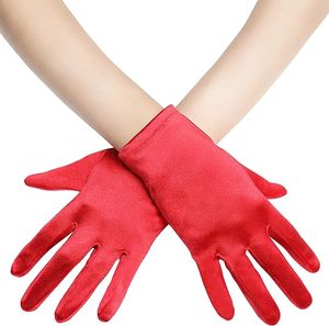 Guantes Cortos de Satén para Ópera, Guantes de Poliéster para Novia, Bodas, Fiestas de Té, Banquetes, Accesorios de los Años 20 para Halloween - Product Image 6