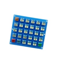 Claviers en silicone imprimés par transfert thermique par sublimation, touches de clavier mécaniques personnalisées de couleur, touches de remplacement pour clavier mécanique