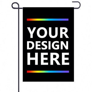 Chinese Factory Price Wholesale Custom 12x18in Double-Sided Cloth Pennant Garden <b>Flags</b> Outdoor DIY Custom Design Anti-Wrinkle - Product Image 1