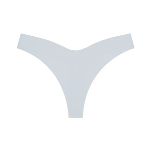 Culottes hipster sans couture en tricot uni avec logo personnalisé, forme en V, sexy pour femmes - Product Image 6