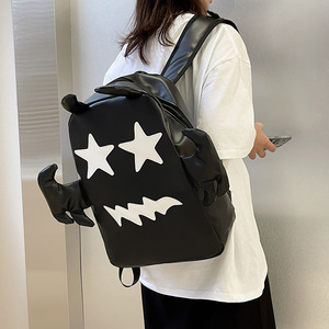 <span class=keywords><strong>Sac</strong></span> à <span class=keywords><strong>dos</strong></span> hip hop en cuir <span class=keywords><strong>noir</strong></span> Street <span class=keywords><strong>Sac</strong></span> à <span class=keywords><strong>dos</strong></span> mignon de luxe Designer Ghost <span class=keywords><strong>Face</strong></span> <span class=keywords><strong>Sac</strong></span> à <span class=keywords><strong>dos</strong></span> Fashion Lady Halloween <span class=keywords><strong>Sac</strong></span> à <span class=keywords><strong>dos</strong></span> - Product Image 6