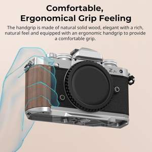 ด้ามจับไม้ขนาดเล็ก <span class=keywords><strong>FC</strong></span> ที่จับรูปตัวแอลสำหรับกล้อง <span class=keywords><strong>Nikon</strong></span> <span class=keywords><strong>Z</strong></span> <span class=keywords><strong>FC</strong></span> ที่จับด้านข้างสไตล์ย้อนยุค (สีเงิน)-4803 - Product Image 5