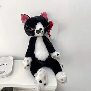 Vendita calda Unisex gattino scontroso gatto peluche bambola dei cartoni animati morbido in cotone PP pieno di Spoof gatto perfetto picchiato bambola regalo di compleanno - Product Image 5