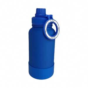 Botella de agua potable de acero inoxidable con aislamiento al vacío de doble pared de gran capacidad de 1000ML con pajita - Product Image 3