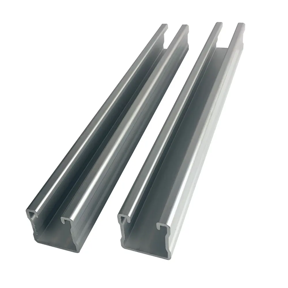 Accurate Measurement Custom 21*41 41*41 41*62 Not Perforated C Section Aluminum Profile C Channel
