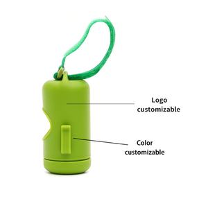 OEM & ODM Vente en gros Distributeur de sacs à déjections pour animaux de compagnie réutilisables pour chats et chiens avec 1 rouleau de sacs à déjections pour chiens 15 sacs pour les promenades en plein air - Product Image 6