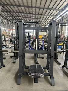 Presse à jambes verticale de qualité commerciale <span class=keywords><strong>Hack</strong></span> Squat Machine Équipement de musculation robuste avec support dorsal réglable - Product Image 5