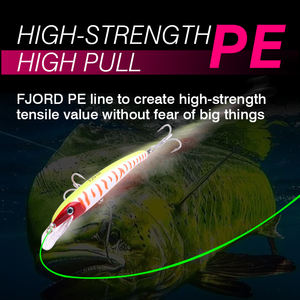 FJORD 300m 4-Braid haute résistance PE ligne <span class=keywords><strong>de</strong></span> pêche multicolore <span class=keywords><strong>fil</strong></span> flottant pour lac rivière océan bateau et pêche en ruisseau - Product Image 5