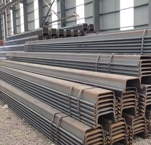 Lembaran baja tipe U dapat ditumpuk, lembar <span class=keywords><strong>Piling</strong></span> baja gulung panas untuk konstruksi - Product Image 2