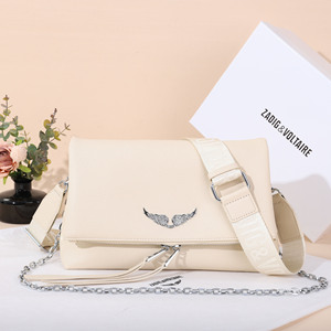 กระเป๋าคลัทช์ผู้หญิงสเปนสุดหรู หนัง PU นุ่ม สะพายข้าง สะพายไหล่ ดีไซน์เนอร์ สายโซ่ กระเป๋าสะพายแฟชั่นทรงซองจดหมาย - Product Image 5