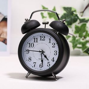 Reloj Despertador Metálico de 4 Pulgadas con Gran Volumen de Sonido, Luz Nocturna Personalizada y Diseño Simple para Mesa de Noche - Product Image 5