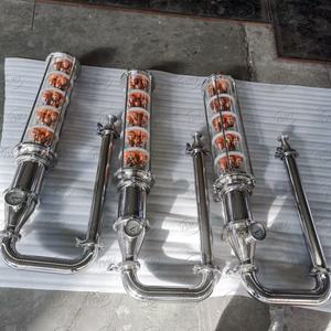 Nuevo fraccionador Placa de cubierta de burbujas Reflujo Fraccionador de cobre Destilador Ron Vodka Alcohol Vidrio Torre de fraccionamiento de cobre - Product Image 3