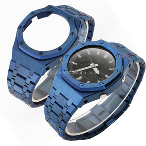 Tốt Nhất Người Bán 5th Thế Hệ <span class=keywords><strong>Ga2100</strong></span> <span class=keywords><strong>Mod</strong></span> Kit Rắn Thép Không Gỉ Ban Nhạc Kim Loại Trường Hợp Thay Thế Đồng Hồ Phụ Tùng Cho GA-2100/2110/B2100 - Product Image 1