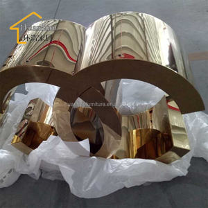 Ensemble de table à manger en marbre et acier rose doré, design haut de gamme, <span class=keywords><strong>8</strong></span> places, dernière mode 2017, DH-1441 - Product Image 3