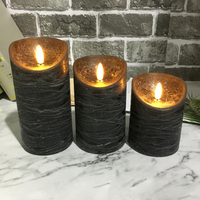 Senza fiamma Flickering cera Reale LED Candela Di Natale con 10 tasti Timer di Controllo A Distanza
