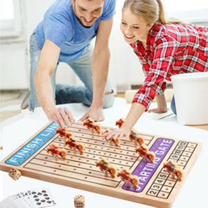 <strong>Horse</strong> Race <strong>Board</strong> <strong>Games</strong> Handcrafted Wooden Set Classic Wooden <strong>Horse</strong> <strong>Racing</strong> <strong>Game</strong> Fun Family Party <strong>Board</strong> <strong>Game</strong> the for Everyone - Product Image 2
