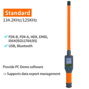 장거리 휴대용 동물 칩 리더 블루투스 <span class=keywords><strong>134.2Khz</strong></span> LF HDX FDX-B <span class=keywords><strong>RFID</strong></span> 동물 귀 태그 추적 스캐너 - Product Image 5