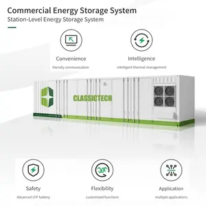 High Voltage 215kwh Air Cooling Commercial Energy Storage Battery Hybrid Grid 10ft 20ft 40ft Industrial Energy Storage Systems