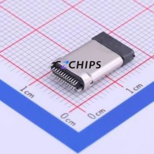 USB-309D-B-SU USB Connector SMD Connector ( Connector Type: Type-<b>C</b> )( Mounting Type: <b>Clamp</b> Plate )( Number of Contacts: 24P ) - Product Image 1