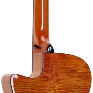 กีตาร์อะคูสติก<span class=keywords><strong>เสือ</strong></span>เมเปิ้ลขนาดเล็ก36นิ้วดีไซน์แบบตัดได้เงางามสำหรับเด็กผู้ใหญ่ผู้เริ่มต้น - Product Image 5