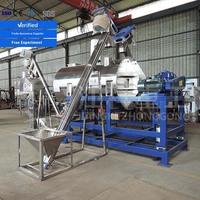 Mélangeur horizontal efficace de ruban O-Type mélangeur sec de poudre d'acier inoxydable pour l'usage chimique de farine de grain